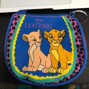 Vintage The Lion King coin purse keychain